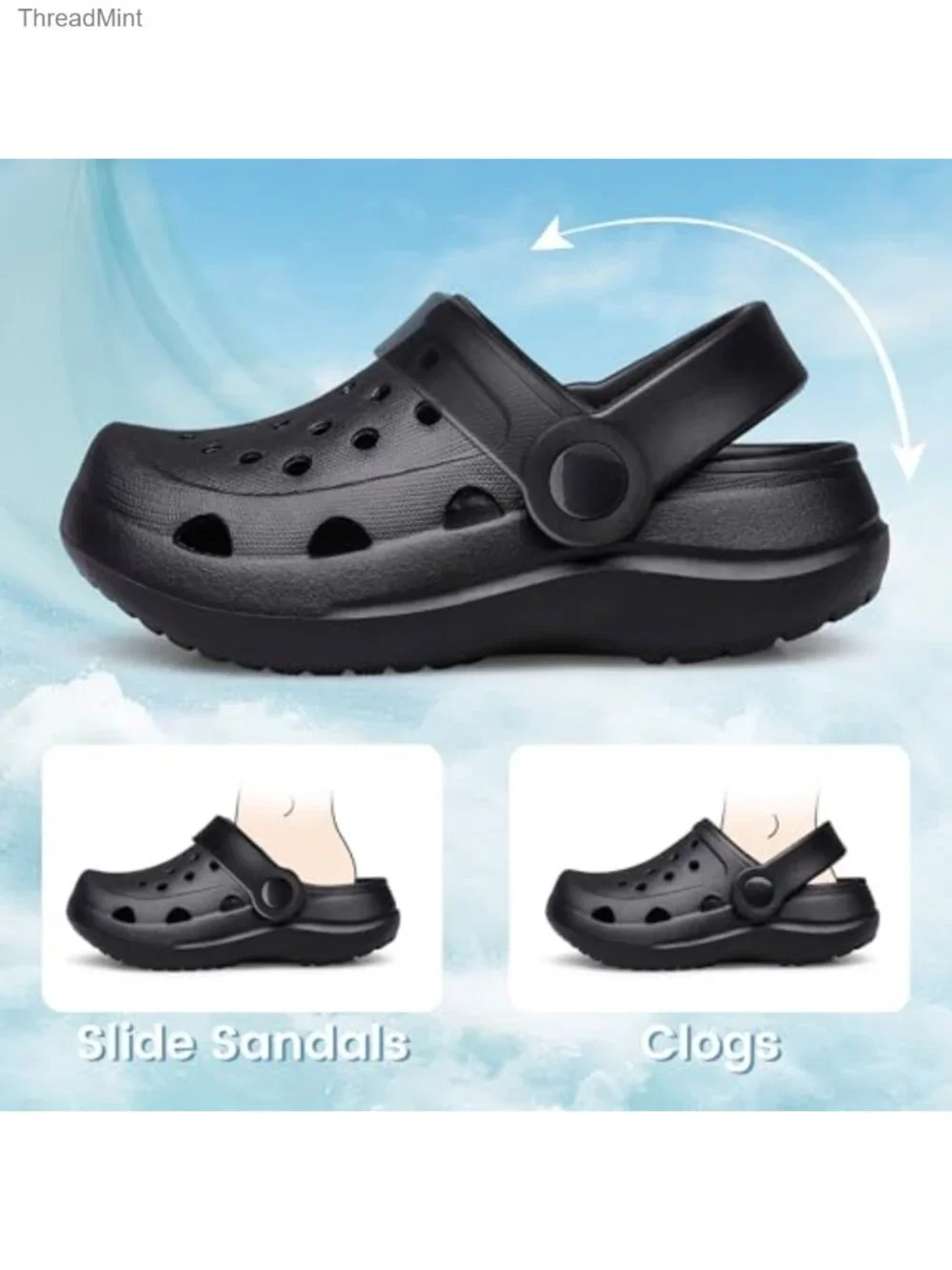 Kids Unisex Clogs Garden Shoes Cartoon Slides Sandals Toddler Little Big Kids